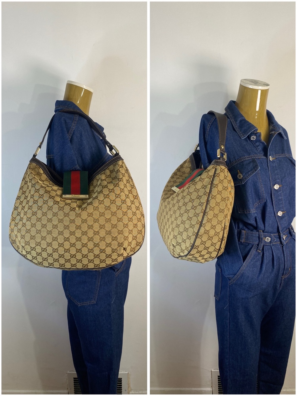 ✨️GUCCI GG Canvas New Ladies Hobo Bag